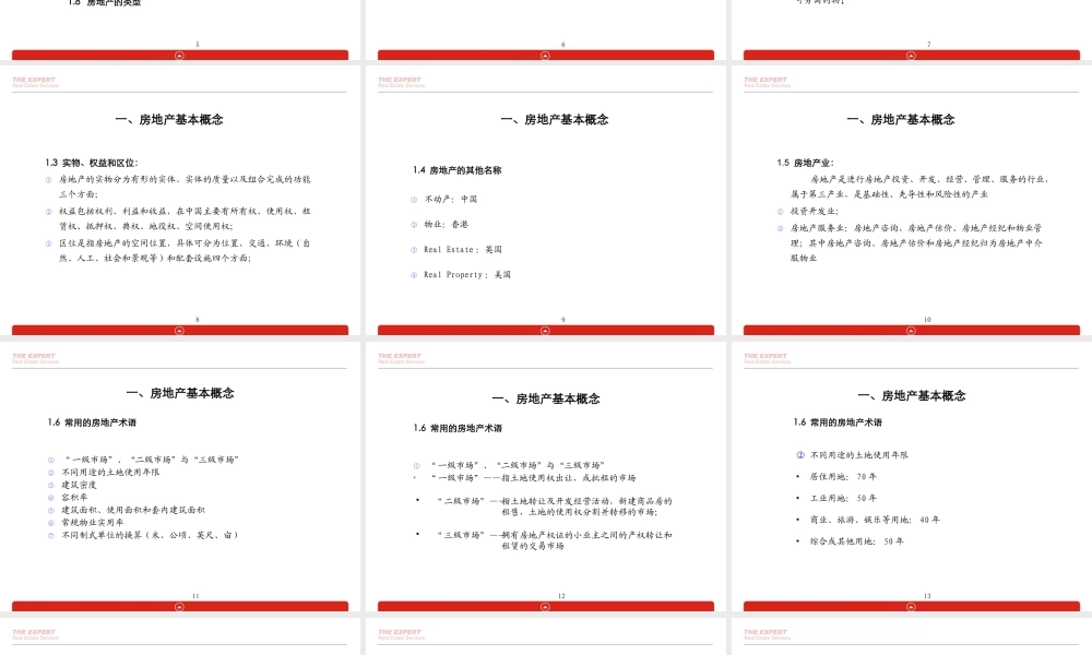 专业基础知识及项目策划流程讲义