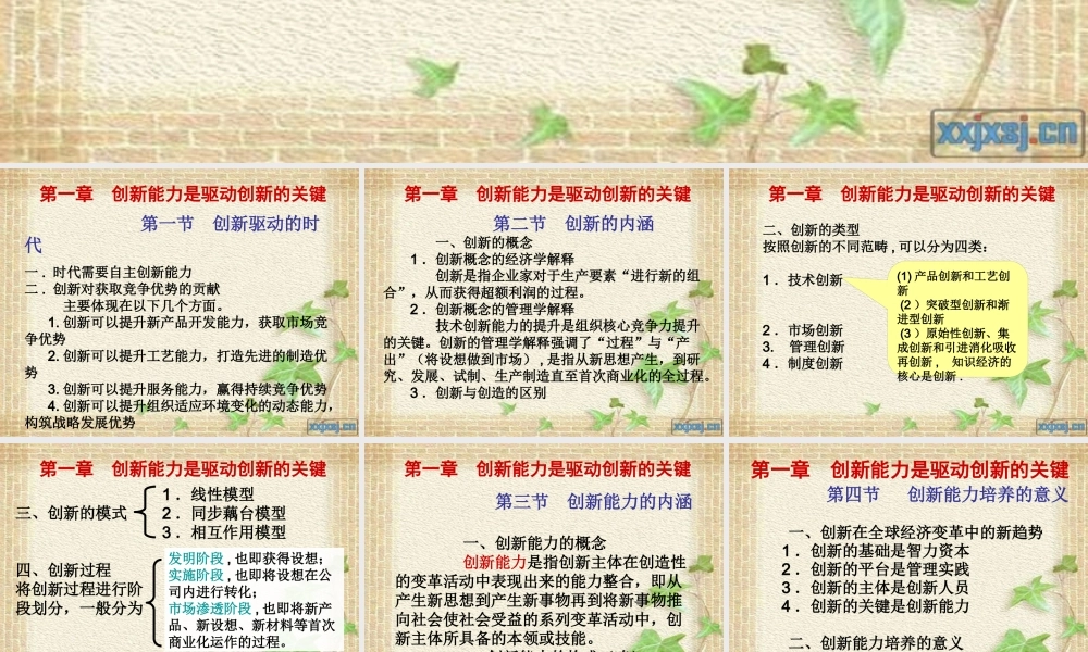 专业技术人员创新能力培养提高