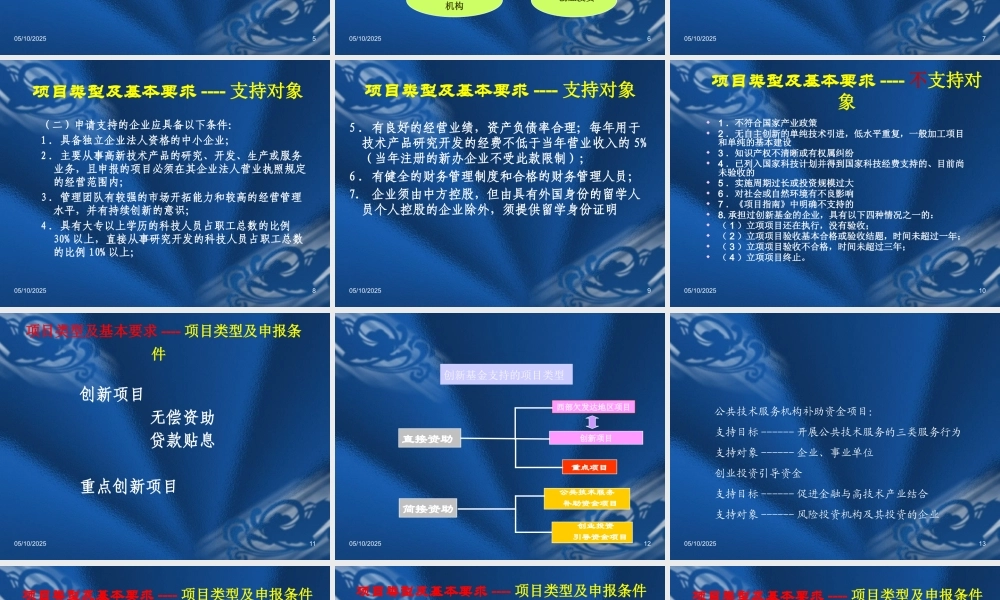 XXXX年项目申报企业培训-科技局
