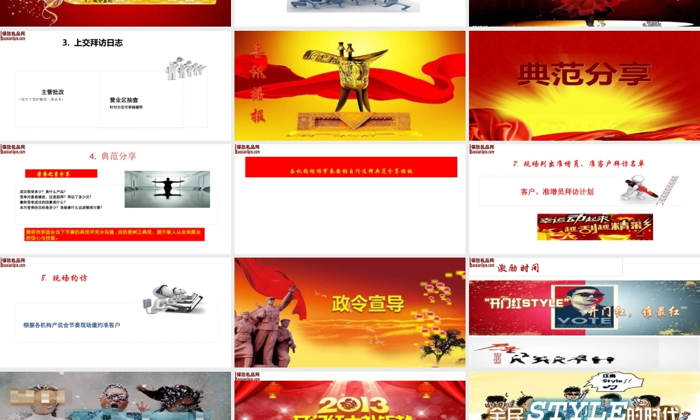 XXXX年新版早会流程38页