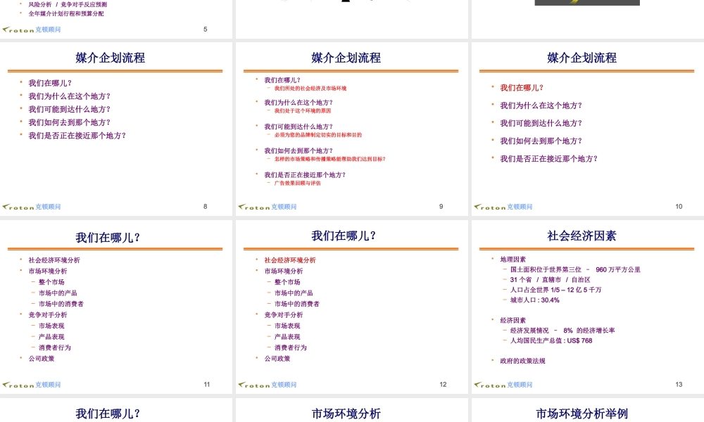 专业媒体策划及购买