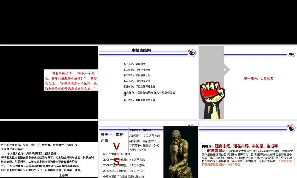 XXXX年新沂项目前期策划总体思路