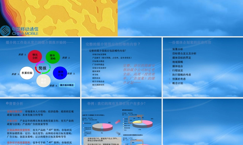 专业媒体企划全案