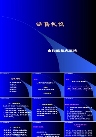 专业门店销售礼仪和技巧