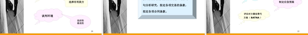 专业商务谈判方案的策划及撰写