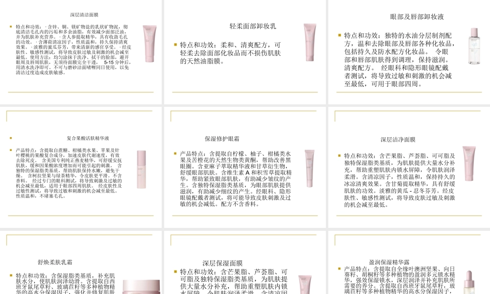 XXXX年雅姿产品__全面解析