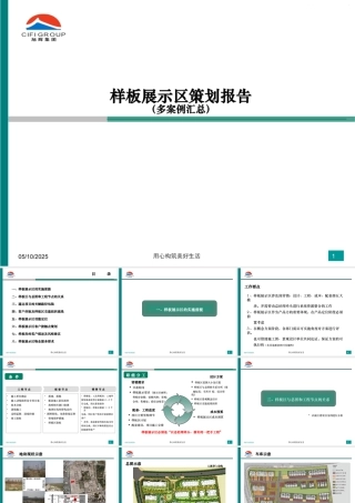 XXXX年样板展示区策划报告(多案例汇总)(旭辉集团)