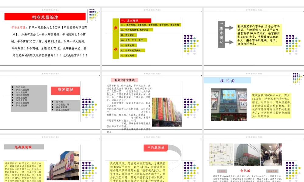 专业市场招商运作方案