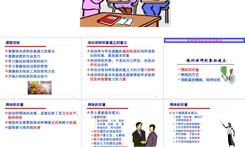 专业授课技巧讲义