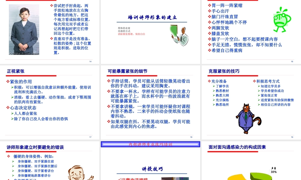 专业授课技巧讲义
