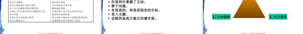 专业谈判技巧培训课件(PPT 87页)