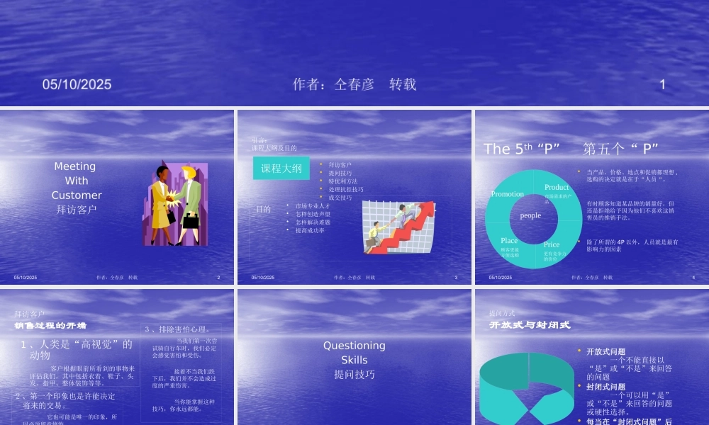 专业销售技巧与商务谈判技巧
