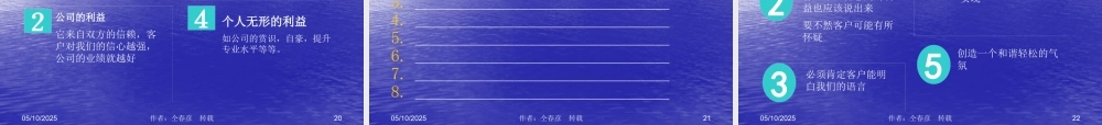 专业销售技巧与商务谈判技巧