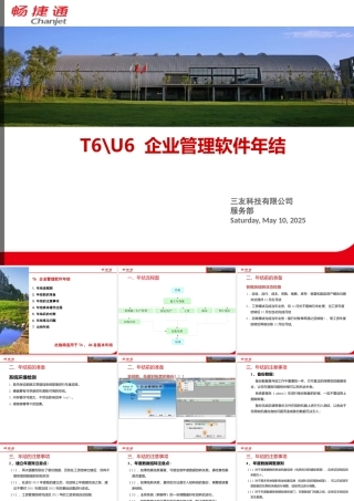 XXXX年用友T6企业管理年结流程(最详细)