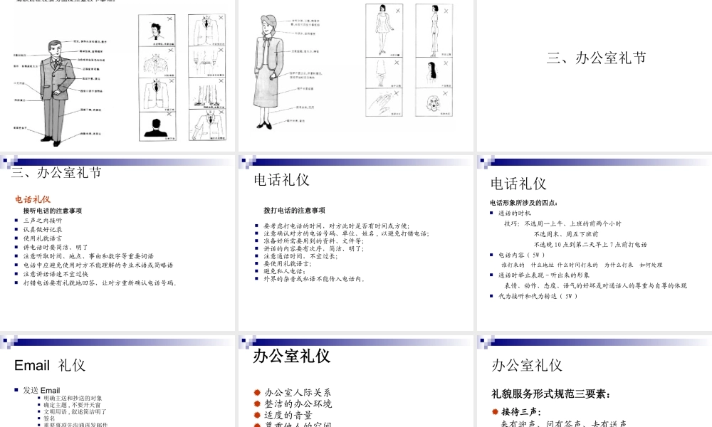 专业形象和商务礼仪培训课程