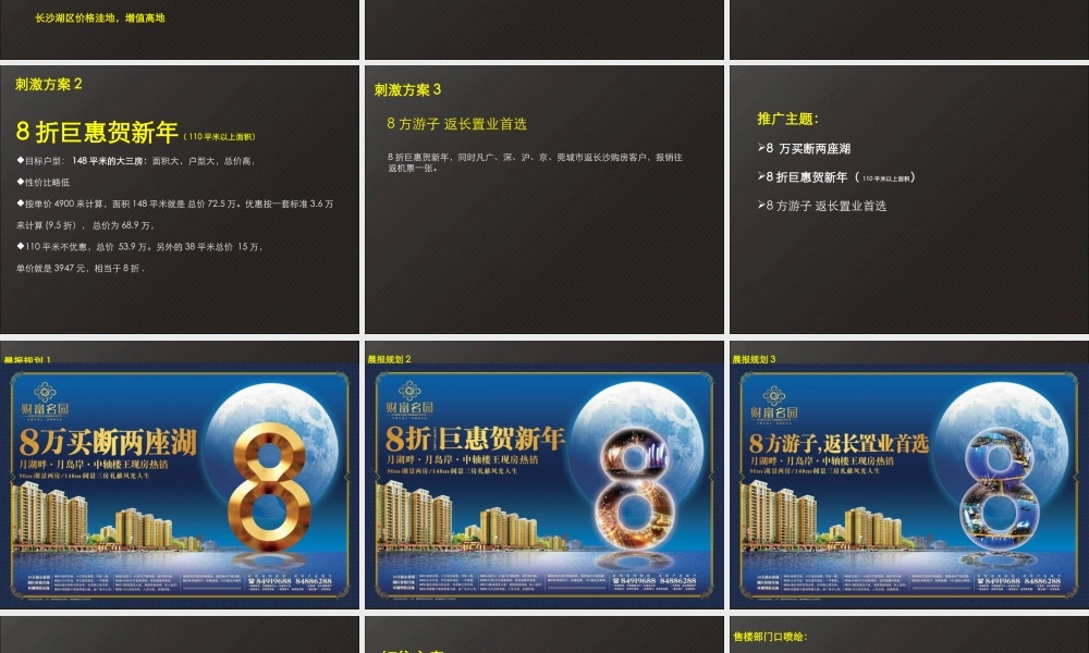XXXX年长沙财富名园年前强销推广策略