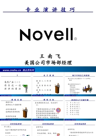 专业演讲的管理技巧