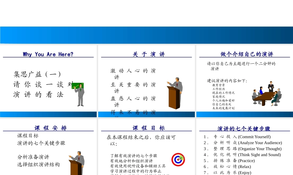 专业演讲技巧55页