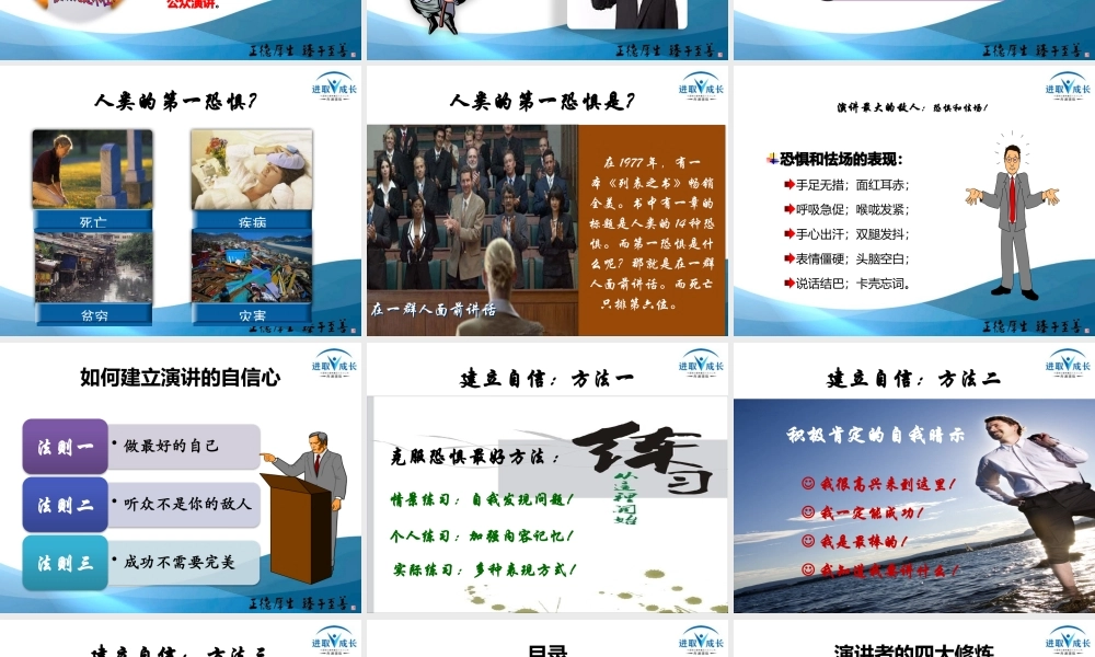 专业演讲与程现技巧