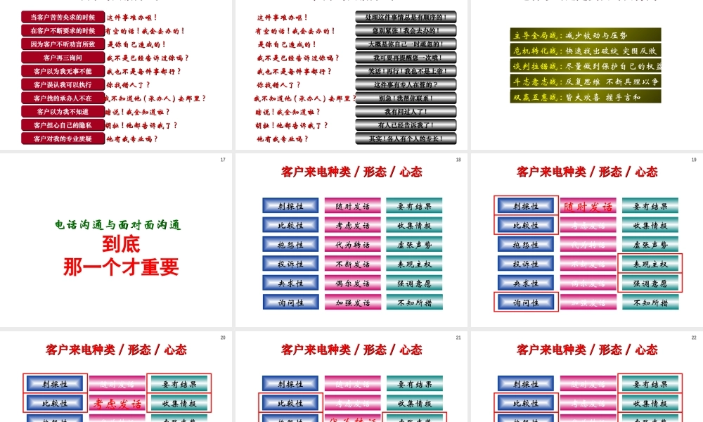 专业有效的电访销售流程