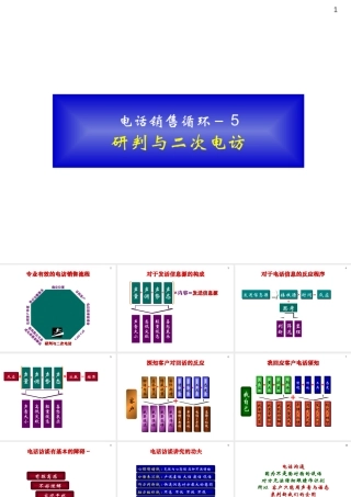 专业有效的电访销售流程