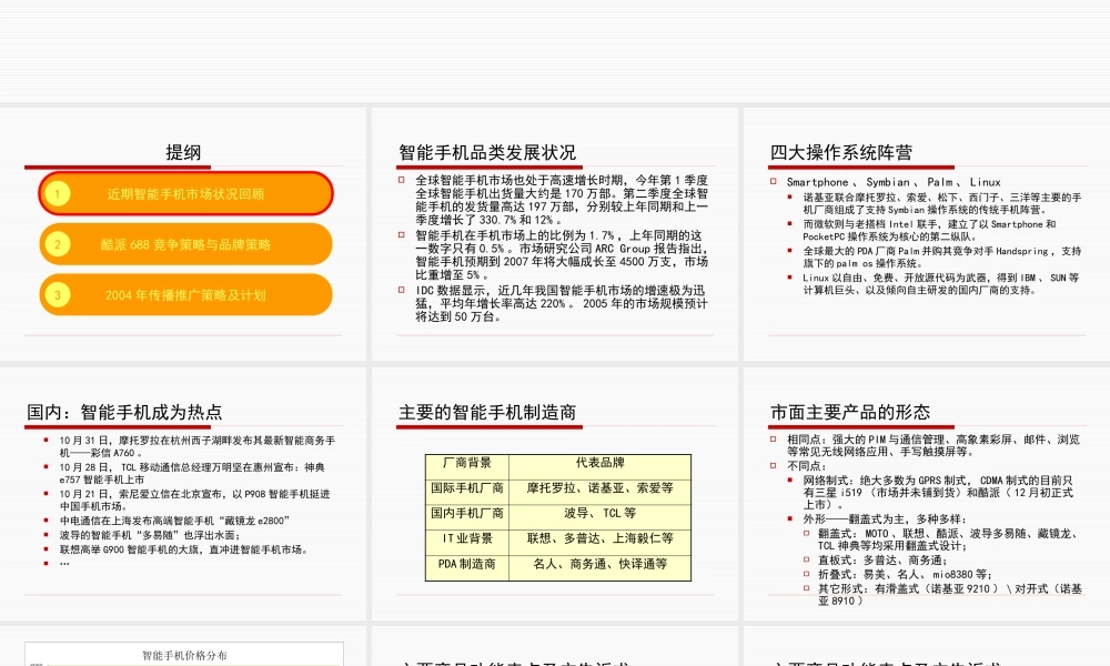 XXXX年智能手机传播推广方案
