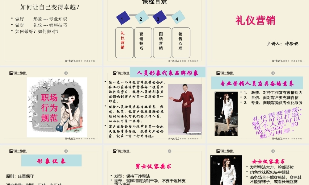 XXXX年终端培训课件(礼仪销售技巧图纸营销销售心理学)