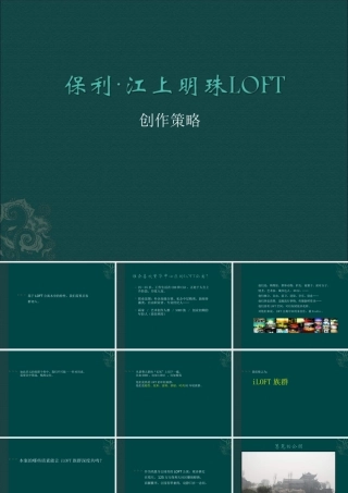 XXXX年重庆某地产江上明珠LOFT创作策略