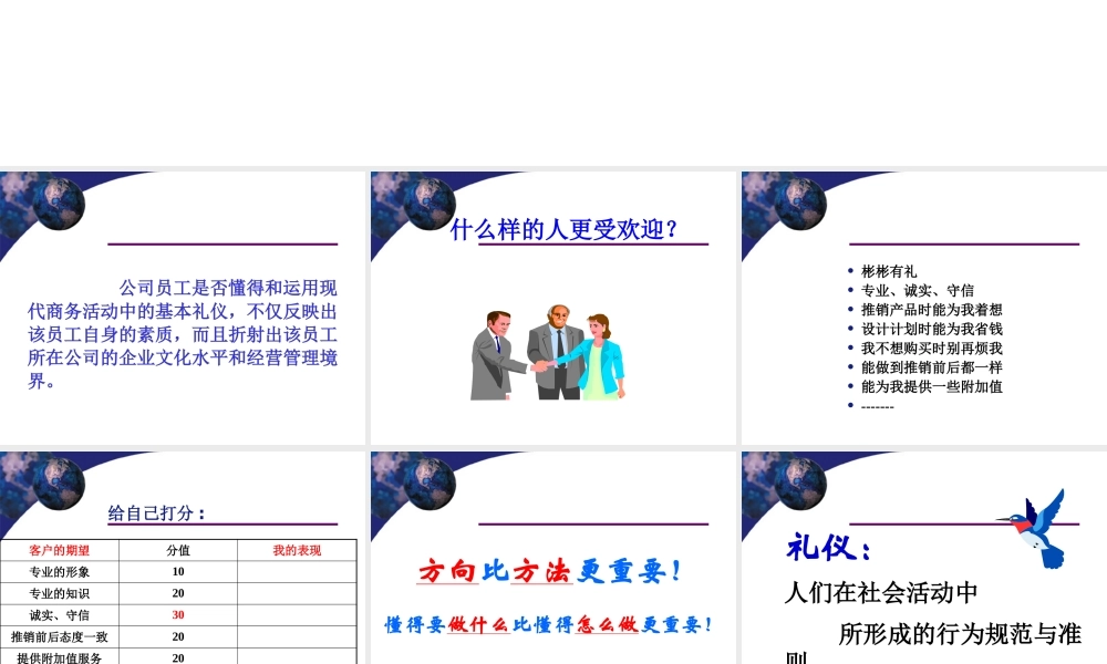 专业制胜-商务礼仪