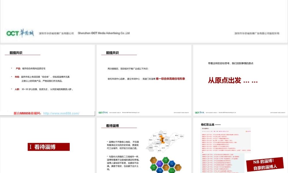 XXXX年淄博凯旋门策略沟通案