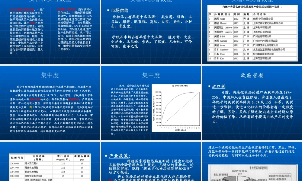 XXXX年最新中国化妆品行业分析