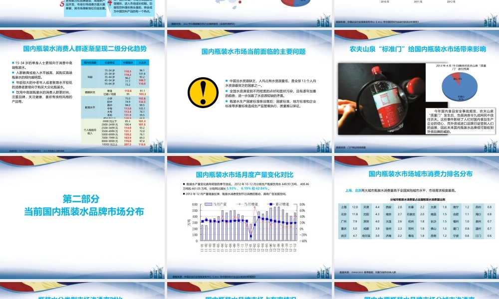 XXXX瓶装水行业报告