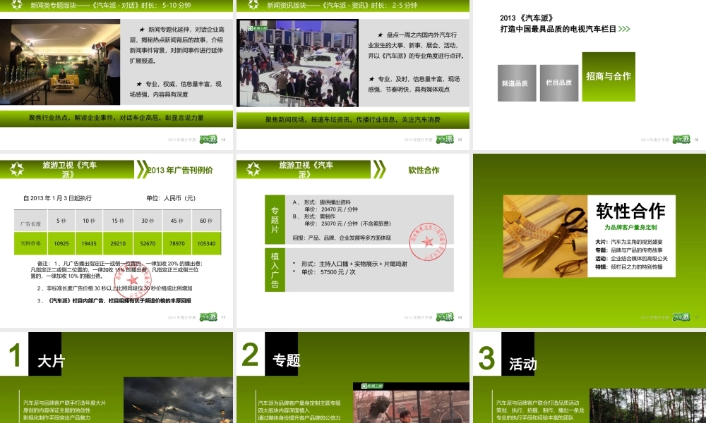 XXXX汽车派推广