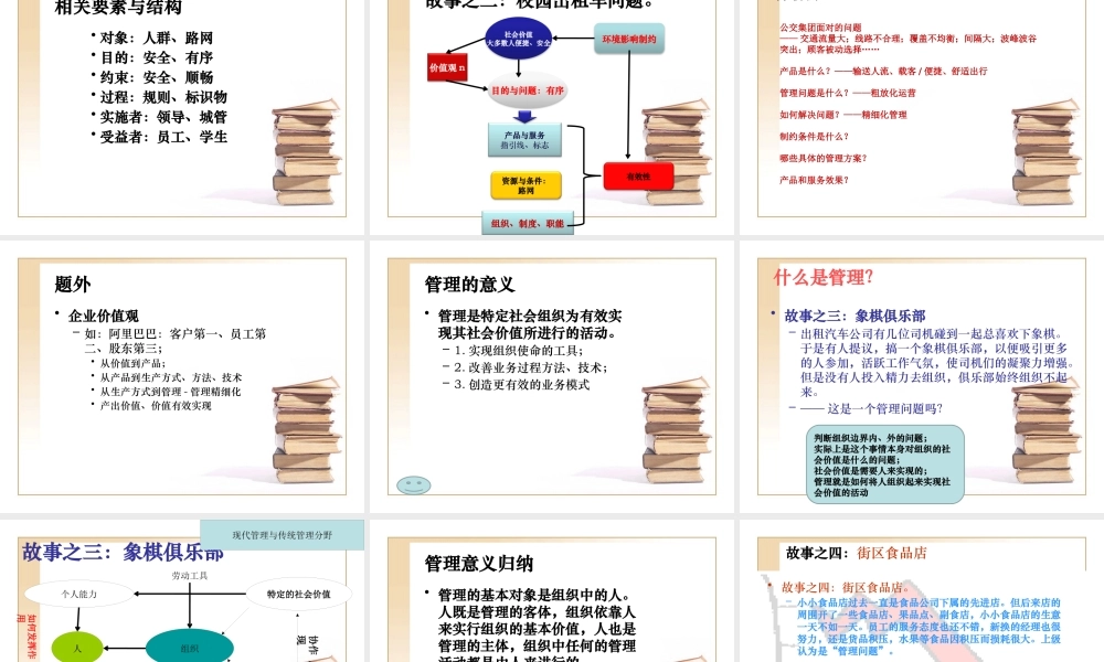 XXXX秋季管理学原理01