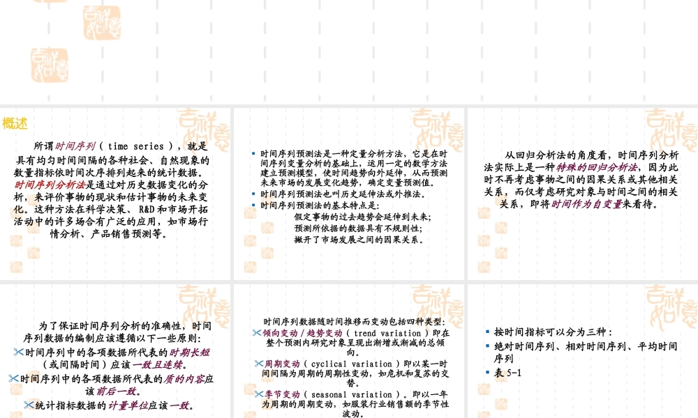 XXXX时间序列