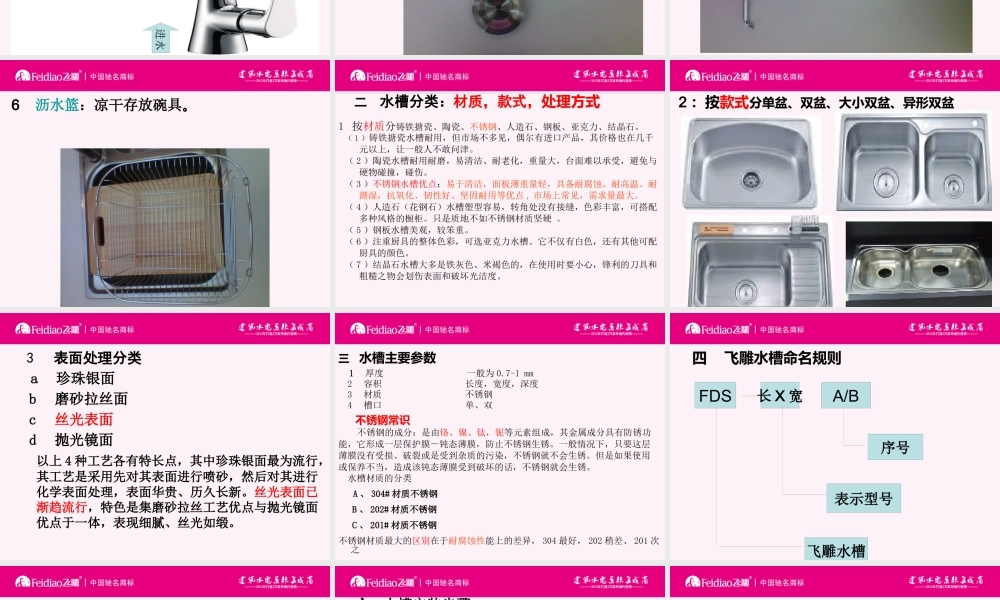 XXXX水槽拉篮产品知识