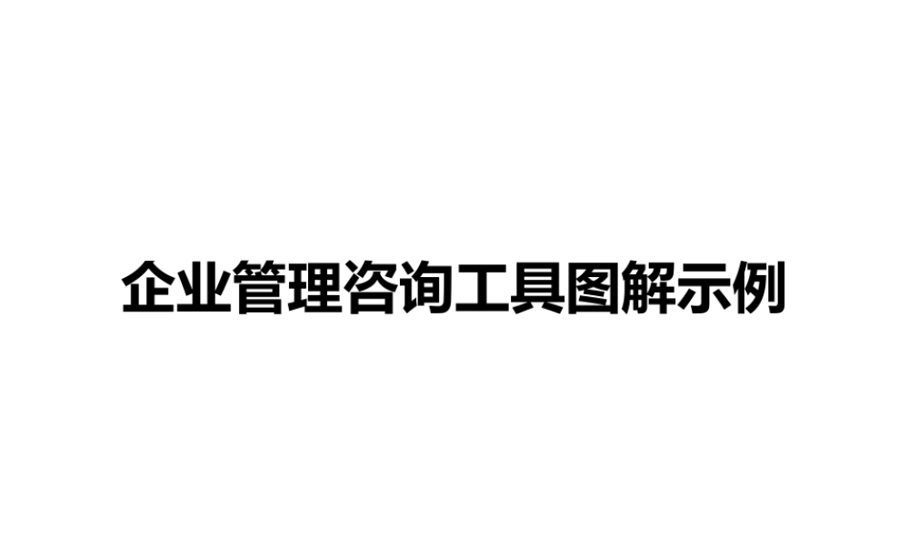 XXXX说服力分享5之4-企业管理咨询工具图解示例-秋叶语录