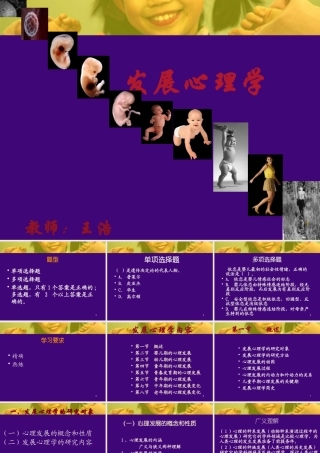 XXXX王浩的发展心理学
