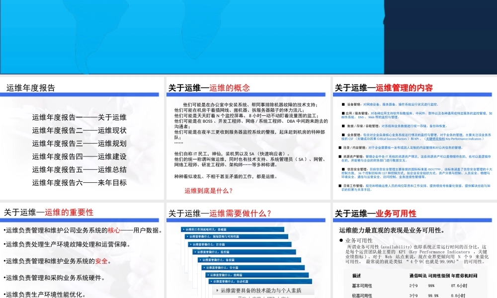 XXXX网管年终总结
