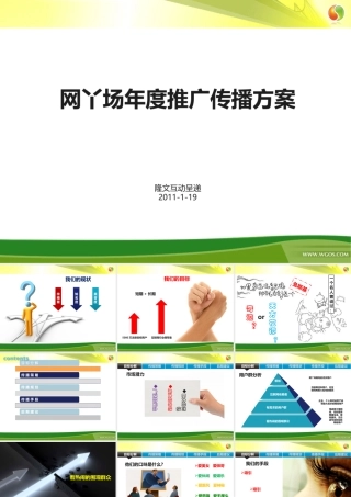 XXXX网丫场年度推广传播方案