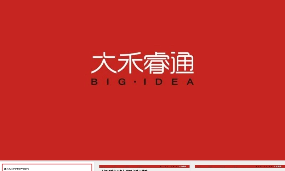 XXXX武汉汉口城市广场整合推广方案