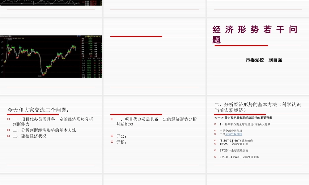 XXXX项目代办员培训经济形势(讲课定稿)22