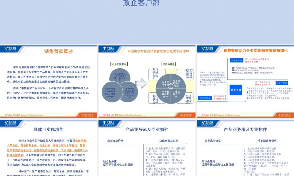 XXXX销售管家产品介绍