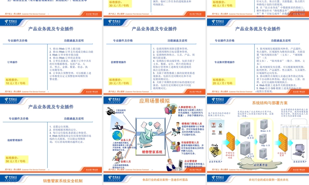 XXXX销售管家产品介绍