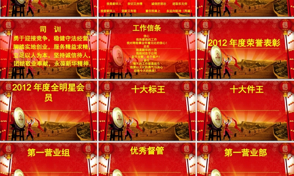 XXXX新华年开门红流程片