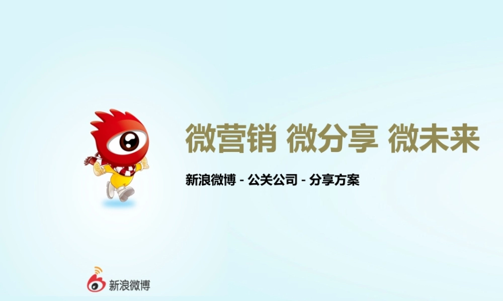 XXXX新浪微博营销公关公司分享案例