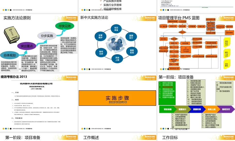 XXXX新中大软件实施方法及项目管理
