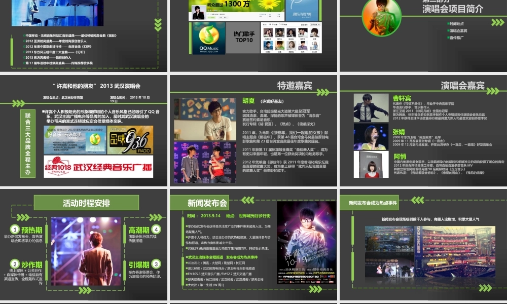 XXXX许嵩武汉演唱会招商方案