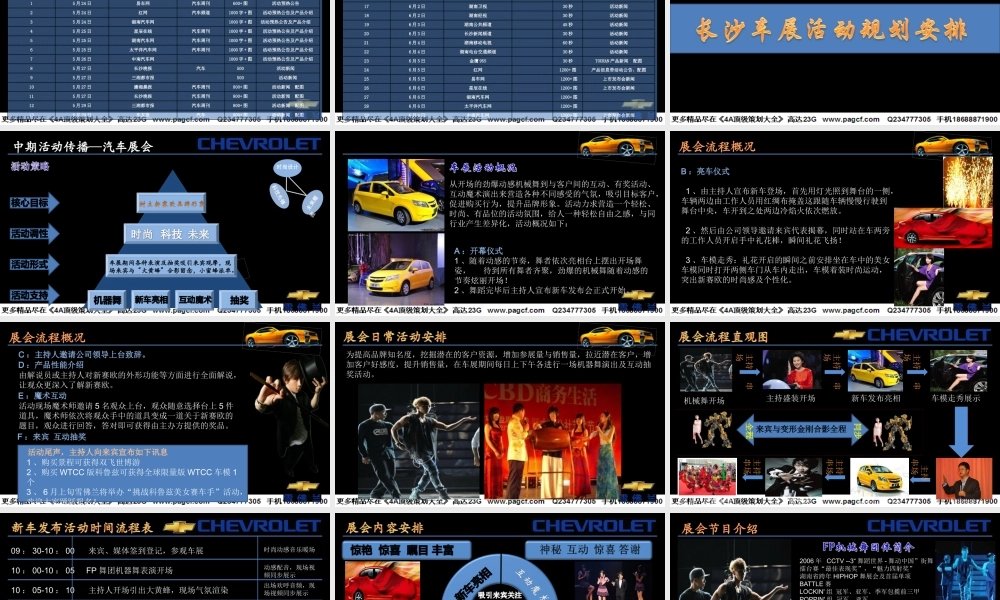 XXXX雪佛兰新赛欧两厢上市宣传策划方案-35p