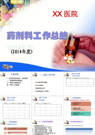 XXXX药剂科工作总结